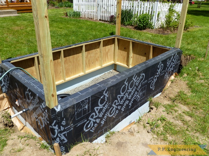DIY - Palram Greenhouse Project | ice and water barrier on the outside. palram 6 x 10 greenhouse project