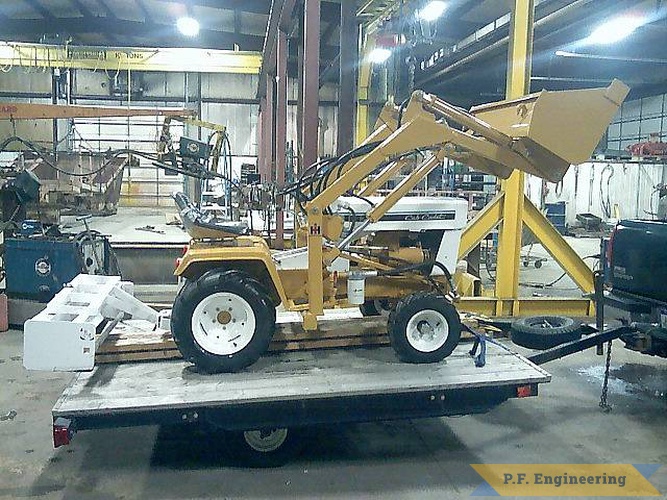 all finished and heading for home.  | Cub Cadet 149 garden tractor loader_2