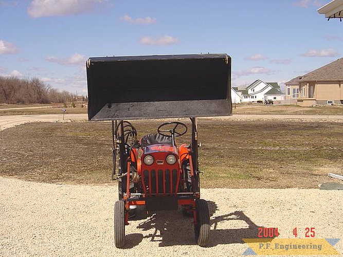 great work Brent! | Economy Power King compact tractor loader_9
