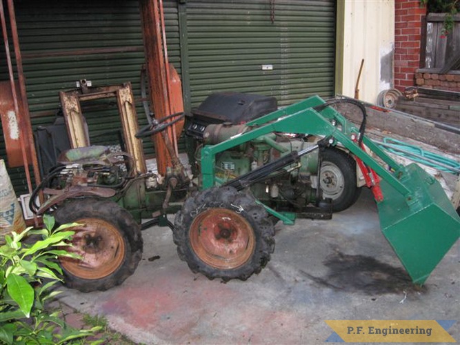 p.f.engineering loader on Holder articulated tractor in Australia | Holder articulated tractor_2