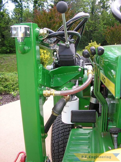 great work Mark! | John Deere 140H3 garden tractor loader_3
