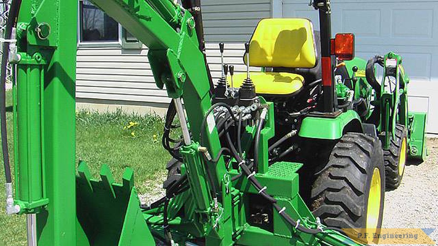 nice work Rick! | John Deere 2320 compact tractor backhoe_1