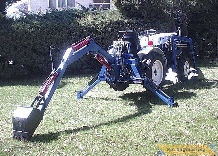 nice work on those stainless steel lines Dale! | Satoh Beaver S-370D compact tractor Micro Hoe_1