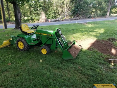 Built by Gene H. from Palm, PA for his John Deere 318 - right side view