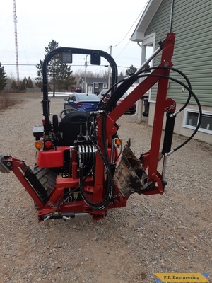 Jean Philippe G. built this Micro Hoe for his Mahindra Emax 20s