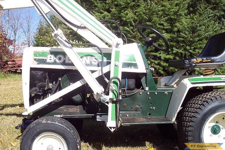 Bolens H-18XL garden tractor loader_2