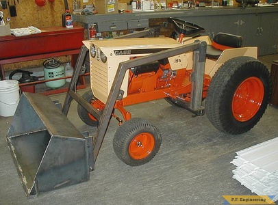 Case 195 Garden Tractor Loader_3