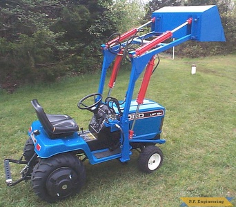 Ford LGT 18H garden tractor loader_5