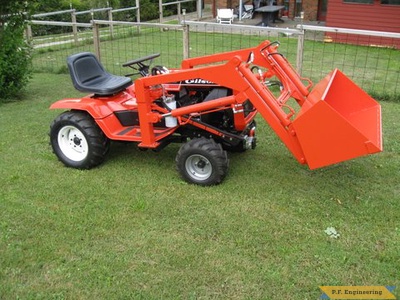 Gilson garden tractor loader_3