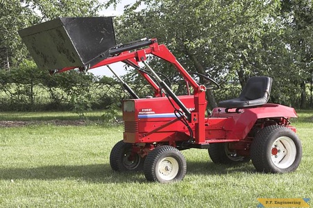 Gravely 8199-KT PRO garden tractor loader_2