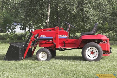 Gravely 8199-KT PRO garden tractor loader_6