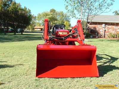 Wheel Horse 16 HP garden tractor loader _2