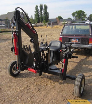 Aaron W. in Tremonton, UT did an awesome job taking our stock micro hoe plan and converting it to a tow behind unit!_1