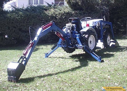 Satoh Beaver S-370D compact tractor Micro Hoe_1