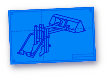 Small image of P.F. Engineering's Pin-on Mini Payloader Plans